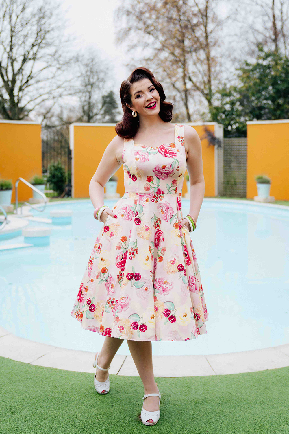 Annie Floral Swing Dress